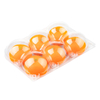 Custom 2pcs 4pcs 6pcs Fruit Shape Clamshell Blister Tray Orange Apple Pear Packaging Hinged Lid Clear Container