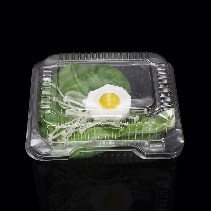 Disposable Clear Plastic Clamshell Food Container Packaging for Vegetable and Fruit Container