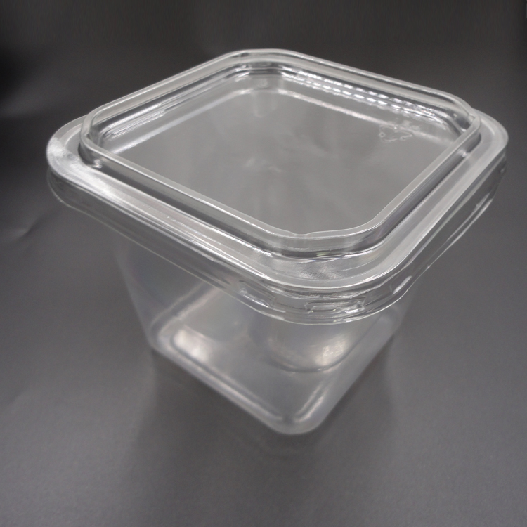 8 oz Plastic Mousse Cup Tiramisu Dessert Box