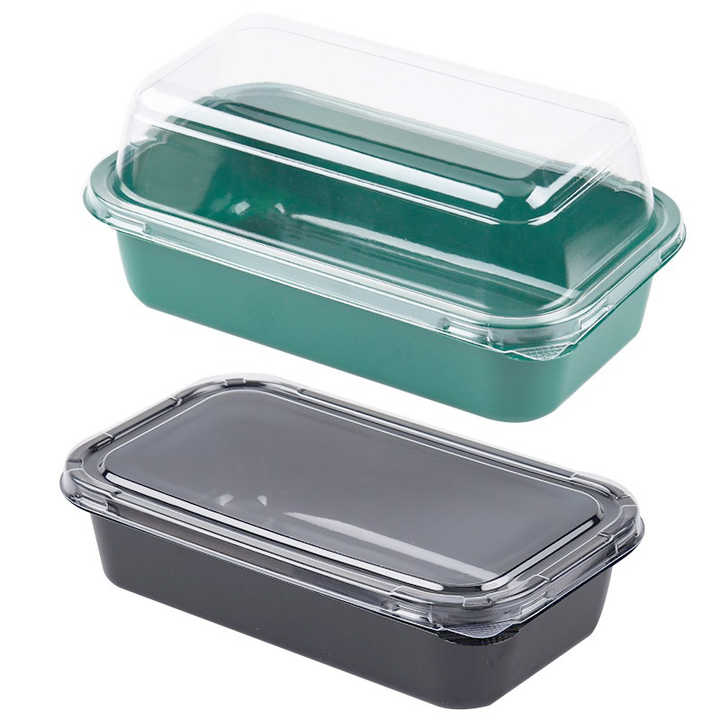 Wholesale PET Cake Containers Bread Biscuit Tray Bakery Food Pastry Packaging Plastic Blister Box