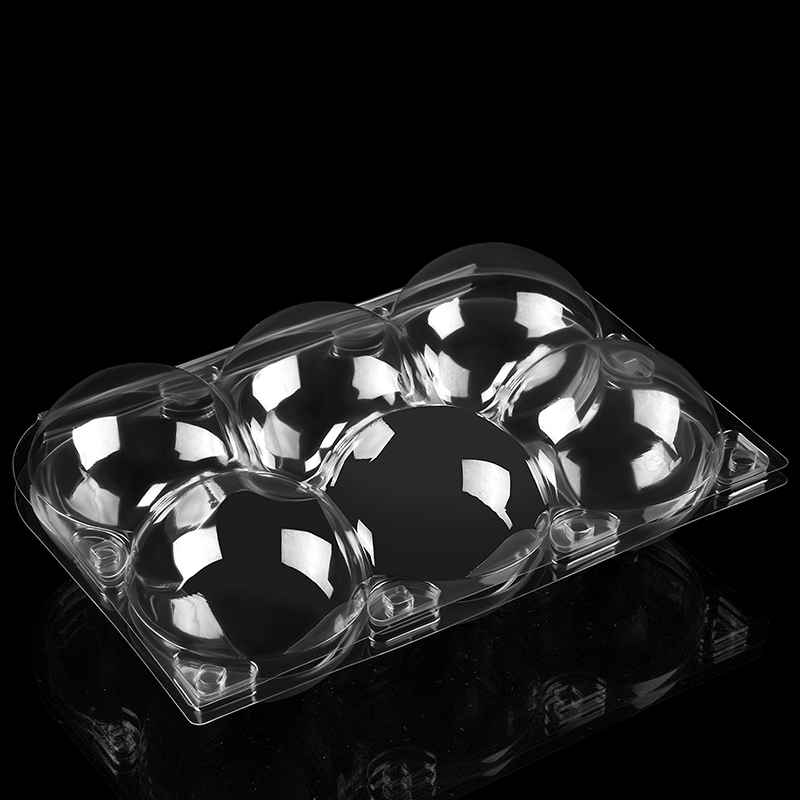 Custom 2pcs 4pcs 6pcs Fruit Shape Clamshell Blister Tray Orange Apple Pear Packaging Hinged Lid Clear Container