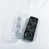 3 Pack Clear Plastic Macaron Packaging Insert Tray