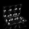 Custom 2pcs 4pcs 6pcs Fruit Shape Clamshell Blister Tray Orange Apple Pear Packaging Hinged Lid Clear Container