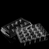 Wholesale 20pcs Strawberry Tray Custom PET Plastic Clamshell Blister Strawberries Container Box