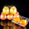 Wholesale 2 4 6 8 Cells Packaging Apple Container Plastic Fresh Fruit Blister Clear Box PET Plastic Clamshell apple Packaging