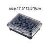 PET Clear Plastic Fruit Vegetable Box with Lid