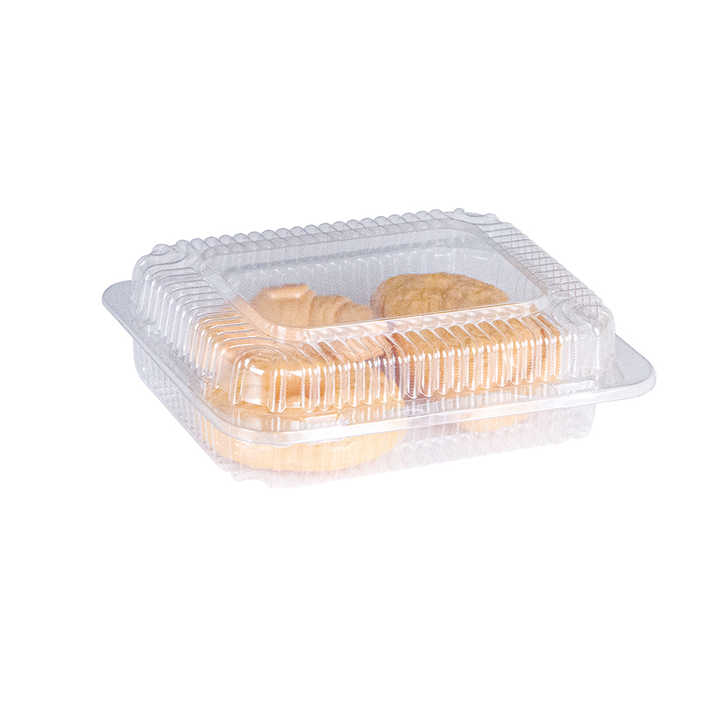 Custom Plastic Food Grade Bakery Baking Packaging Box With Lid