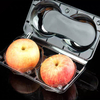 Wholesale 2 4 6 8 Cells Packaging Apple Container Plastic Fresh Fruit Blister Clear Box PET Plastic Clamshell apple Packaging