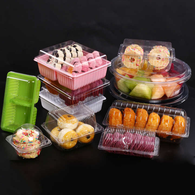 Food Grade PET Plastic Dry Fruit Biscuits Cookies Packaging Box