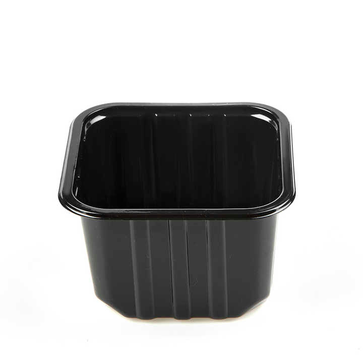 PET Plastic Vegetable Packaging Container Clamshell Blister Tray Mushroom Black Boxes